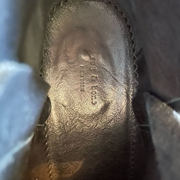 Rag & Bone Margot Distressed Ankle Boots 40 US 10 - Picture 8 of 9